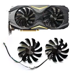 Ventilador de refrigeración GTX 1080 CFM10012H12SPA GAA8S2U 95mm 4pin DC 12V GPU para reemplazar el enfriador de tarjetas gráficas Zotac GeForce GTX 1080 AMP 1070