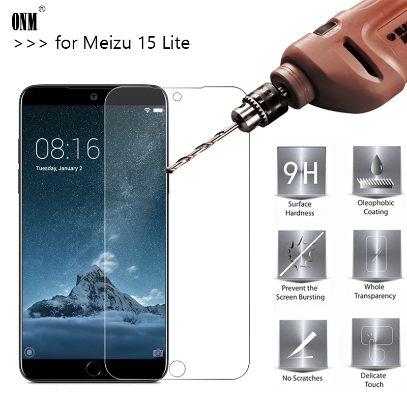 2.5D 0,26 мм 9H Премиум Закаленное стекло для Meizu 15 Lite защита экрана закаленное защитное стекло для Meizu 15 Lite M15 5,46"