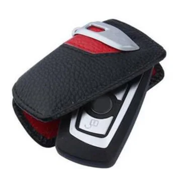 

Leather Car key case Bag Protective Cover For BMW 3/5/7 Series X3 Accessories Durable Practical