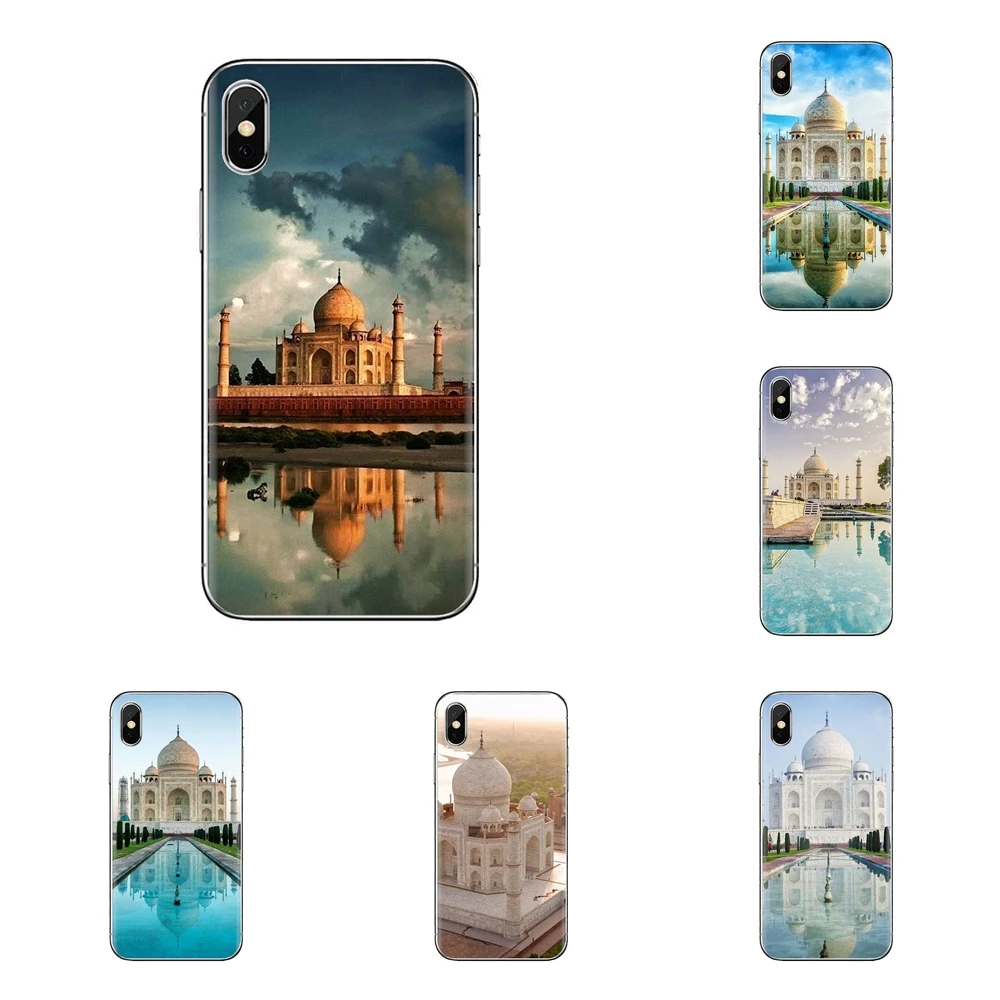 Для samsung Galaxy S2 S3 S4 S5 MINI S6 S7 edge S8 S9 Plus Note 2 3 4 5 8 Coque Fundas элегантный Taj Mahal Индия пейзаж