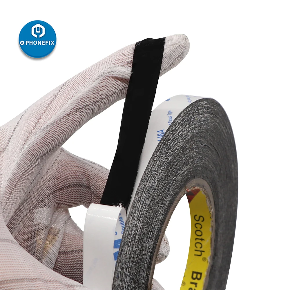 Waterproof Acrylic 3M Black Sticker Double Side Adhesive Tape Fix For Cell Phone Touch Screen Glass Repair 1/2/3/5/6/8/10/12MM