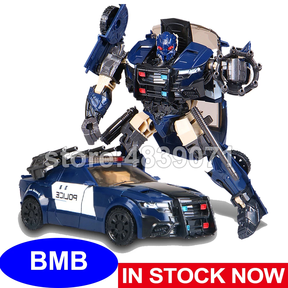 BMB Transformation G1 Barricade TF5 Polic Car Model Voyager Oversize