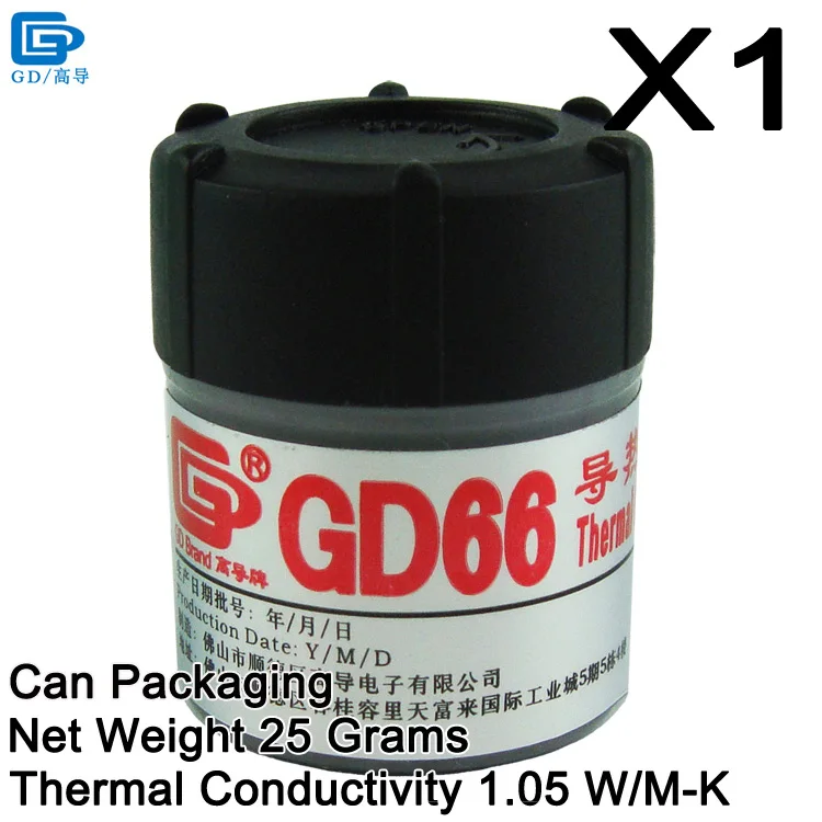 GD460 GD450 GD100 GD220 GD33 GD66 GD280 GD380 Термальность проводящая силиконовая смазка паста силиконовый пластырь компаунд CN202530 - Цвет лезвия: GD66-CN25  1 Piece