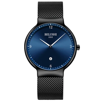 

Luxury Men's Wristwatch Couple Watches Waterproof Quartz Man Watch with Stainless Steel Band Outdoors Swimming Watch.