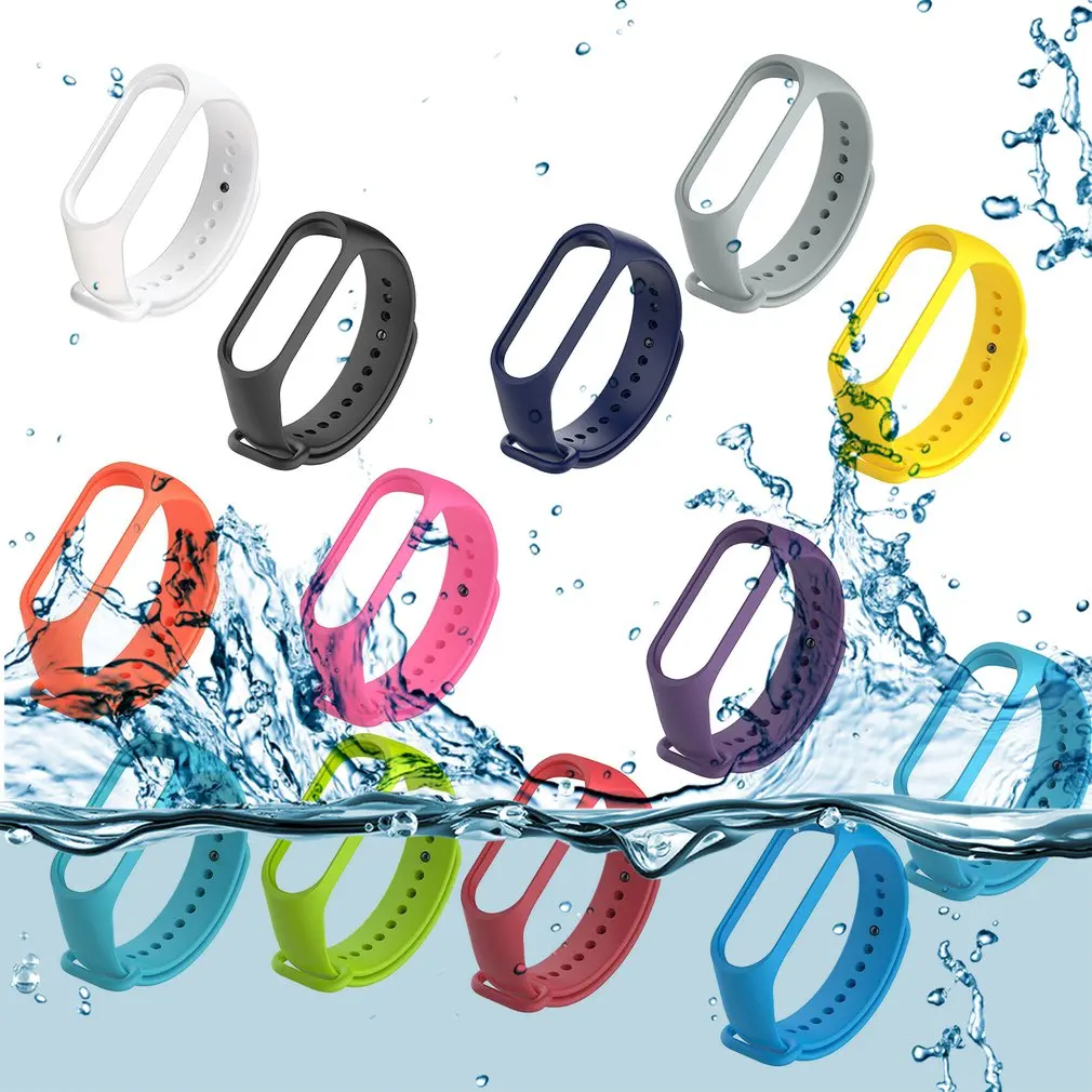 For Millet Bracelet 3 Silicone Sport Belt Generation Smart Bracelet Two Colors Replacement Wristband Weaving