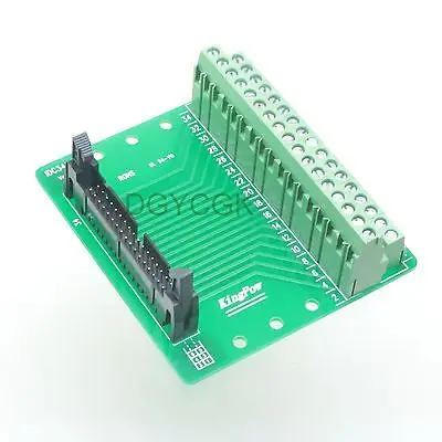 

DHL/EMS 10 Sets IDC 34pin port plug adapter connector header Terminal Breakout PCB Board 2 row -h2