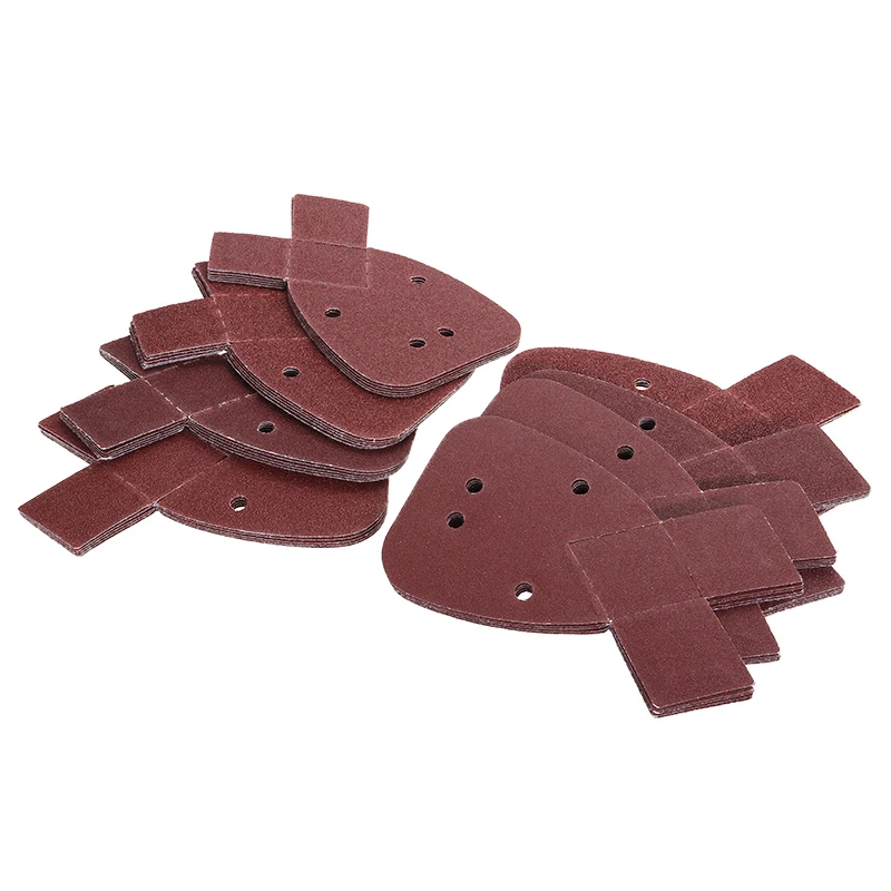 40Pcs 40/60/80/120 Grit Mouse Sanding Sheets Sander Pads Set For