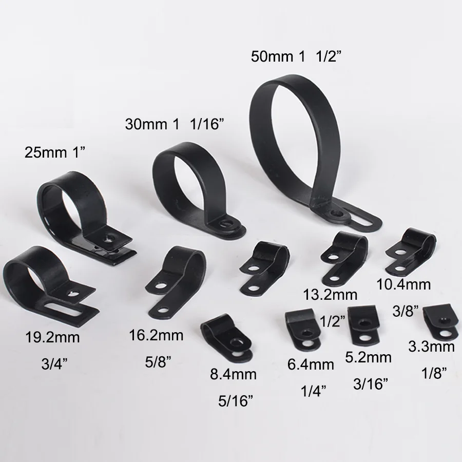 (100) Различные размеры нейлоновый черный кабель C R автомобильный аудио провод