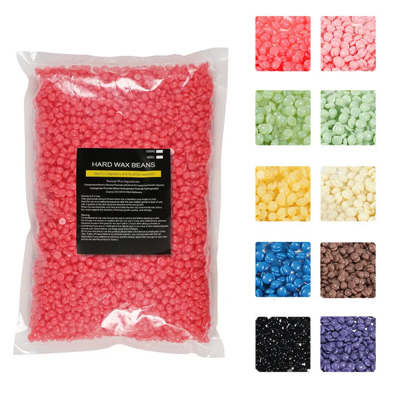 Pellet Beans Waxing Hair-Removal-Cream Depilatory-Wax Leg-Face Eyebrow Hot-Film Paper-Free