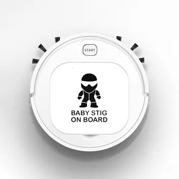 

1800Pa USB Smart Robot Rechargeable 3 in 1 Auto Smart Robot Strong Suction Sweeper Vacuum Cleaners Baby Stig On Board