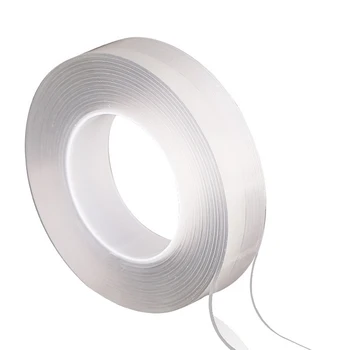 

1M/3M/5M Nano Magic Tape Reusable Transparent Double-sided Tape Cleanable Home 1Roll Multipurpose Waterproof Adhesive Tape