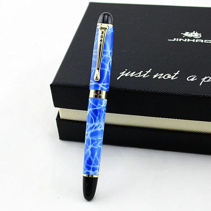 Шариковая ручка Jinhao 450 полностью металлическая с золотым зажимом роскошная X450 0 7