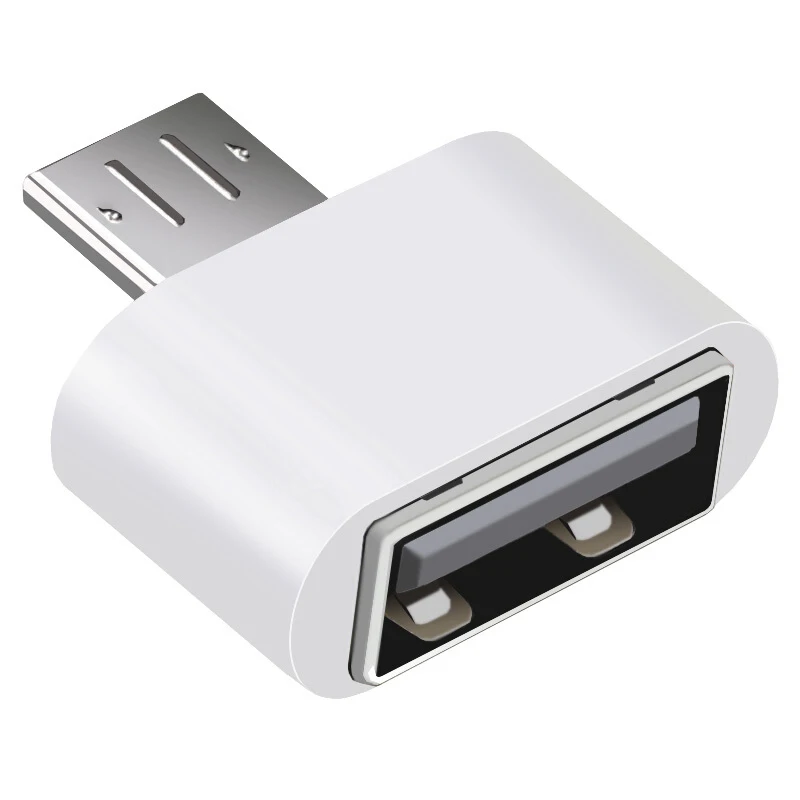 Портативный OTG преобразователь данных Micro USB штекер 2 0 гнездо|Переходники и