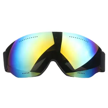 

Single Layer Ski Glasses Large Spherical Cola Myopia Snow Mirror Goggles Windshield Adult Ski Goggles