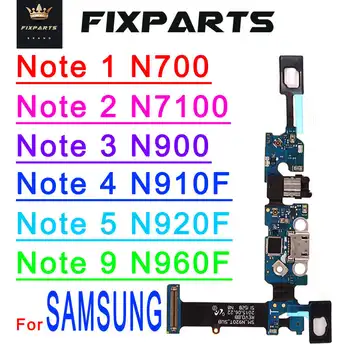 

For Samsung Galaxy Note 1 2 3 4 5 9 Charging Port Flex Cable Dock Connector N7000 N7100 N900 N9005 N910F N920F Charger Board