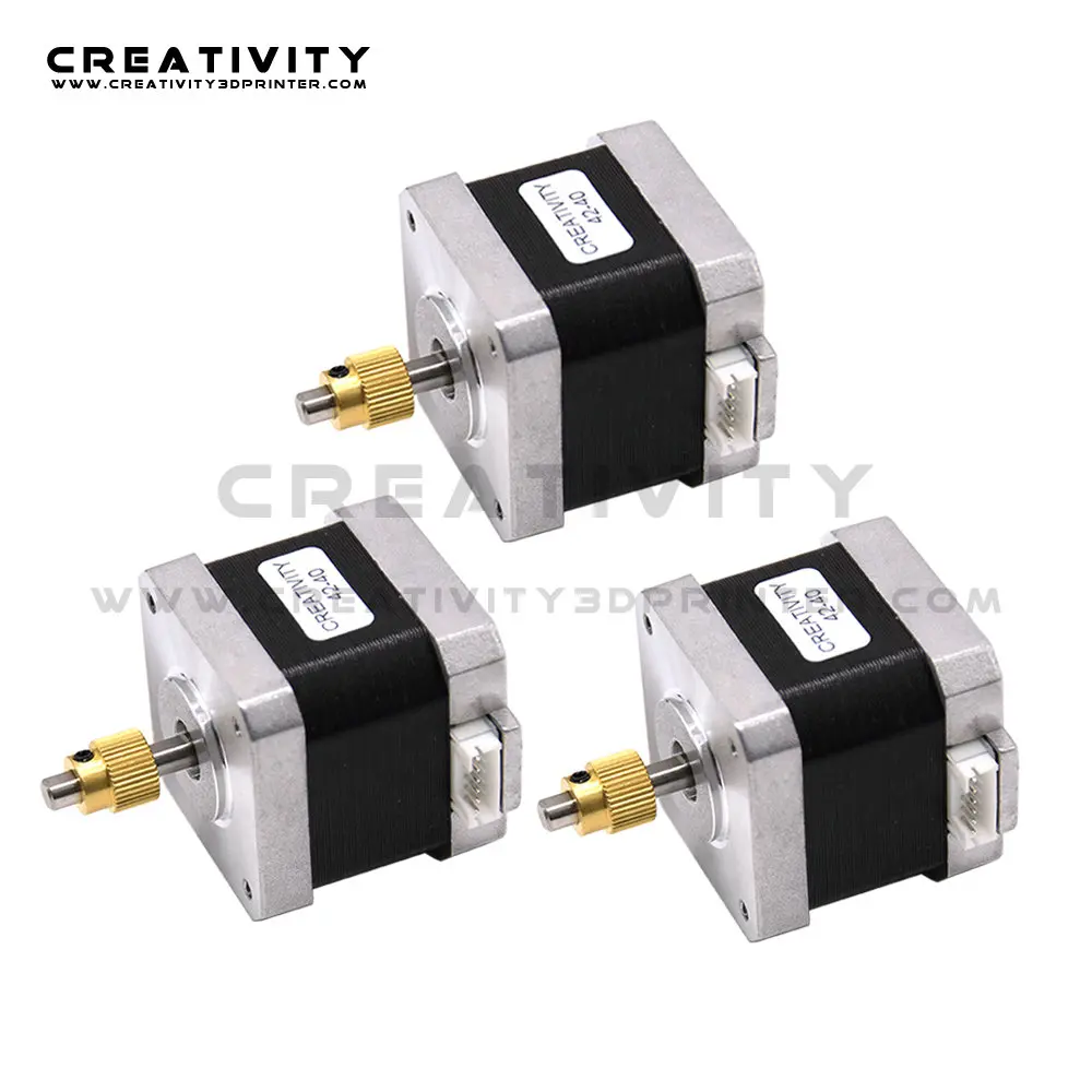 1PC 3d printer parts Stepper motor 42-40 kit Extrusion Wheel Brass gear for E axis Ender-3-B / CR-6 SE / CR-6 Max / CR-10V2 motor in printer