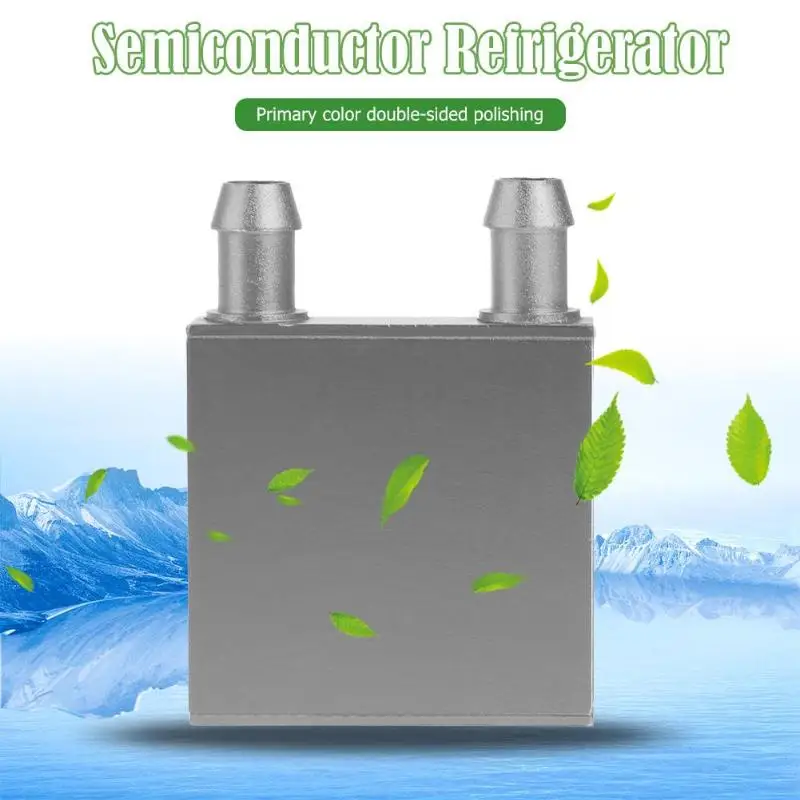 ALLOYSEED Aluminum Alloy Liquid-Water Cooling Block For Computer CPU Graphics Card Hard Disk Radiator Heat Sink System Component
