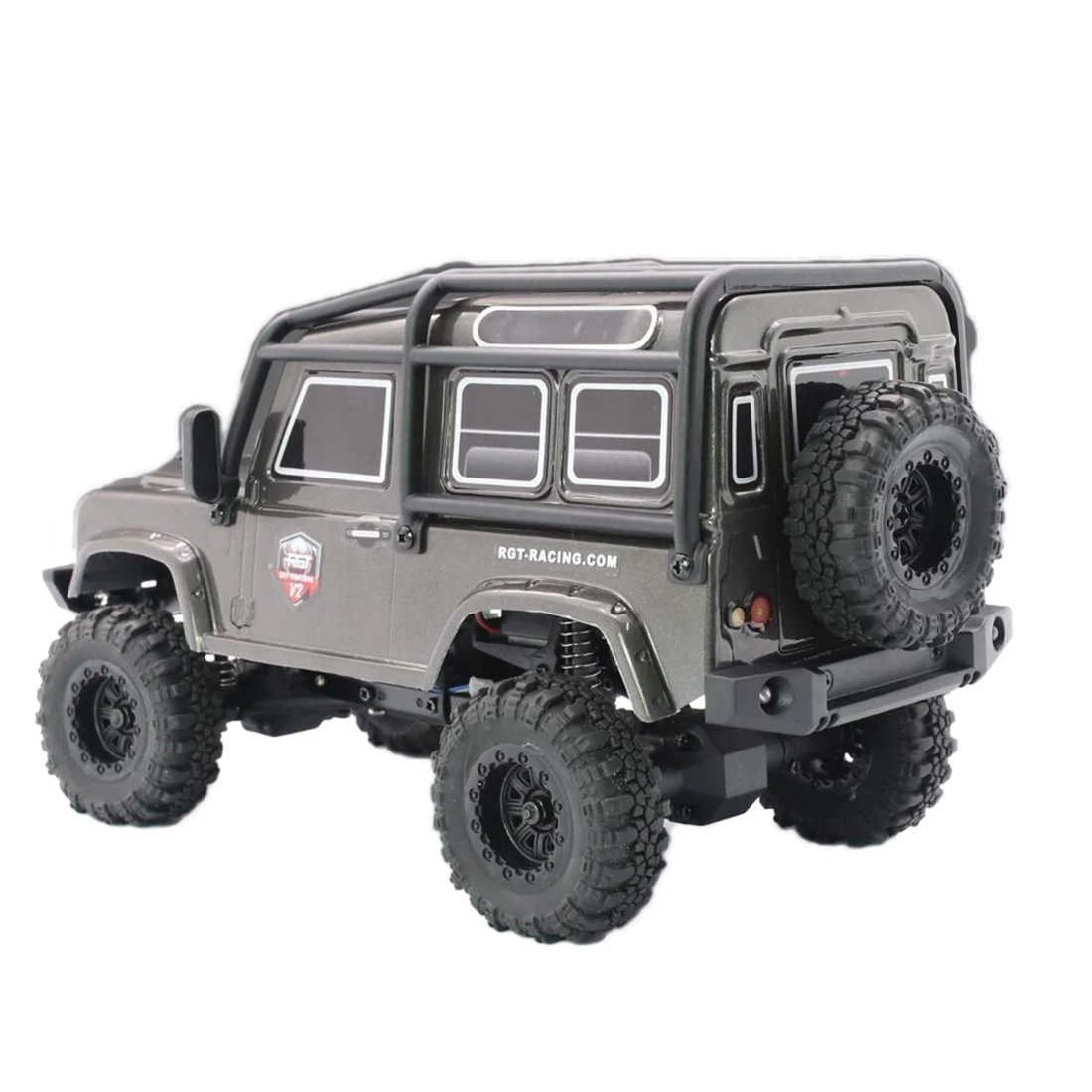 RGT V2 Mini 1/24 D90 15 км/ч Land Rover внедорожник 4WD RC Гусеничный обучающая игрушка для детей-RTR версия бордовый/Карбон серый