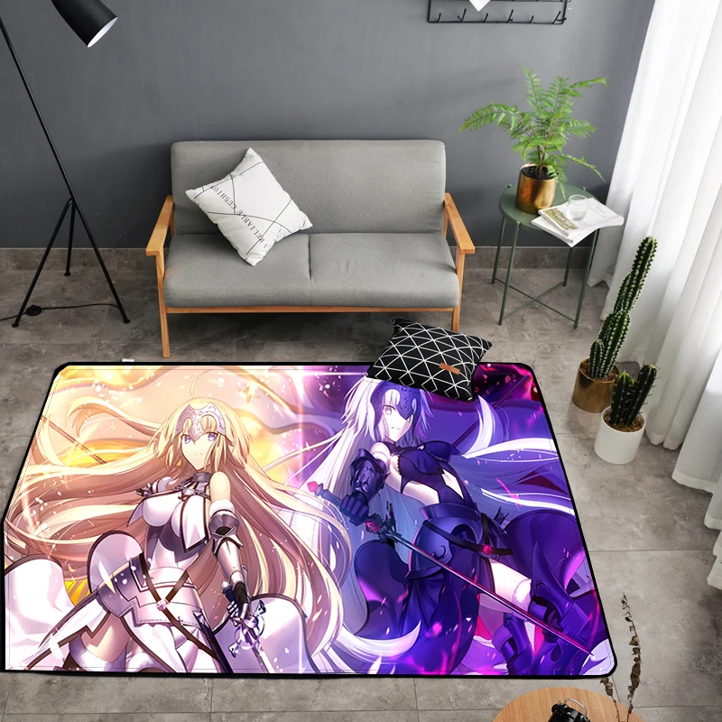 Style 3 Мультяшный Fate Grand Order, коврик для двери Fate stay Night, ковер, коврик для спальни, нескользящий коврик, Мультяшные подарки - Цвет: Style 3