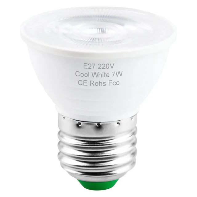 E27 Transparent GU10 светодиодный лампы 220V лампы MR16 Точечный светильник 7 Вт GU5.3 точечный светильник лампа E27 кукурузная лампа светодиодный лампада 5 Вт Bombilla gu 10 светодиодный ампулы E14 2835 - Испускаемый цвет: E27 Transparent