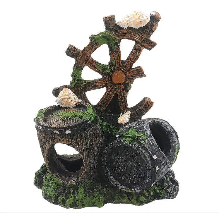 Decoration Украшение для аквариума из смолы, пластмассовое украшение для растений, аксессуары для аквариумов, домашнее украшение для аквариума - Цвет: Decoration