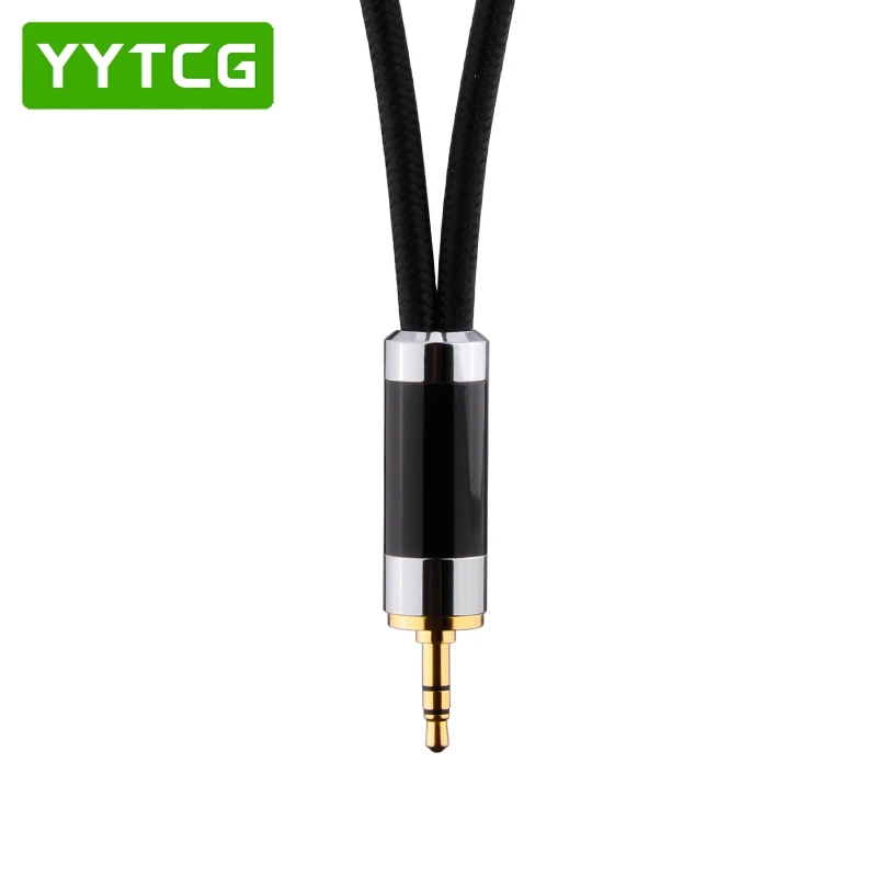YYTCG 1PCS 3 5mm 1 To 2 Dual Y Audio Headset Jack Splitter Share Cable Adapter Golden Connector Earpiece for Earphone Headphone