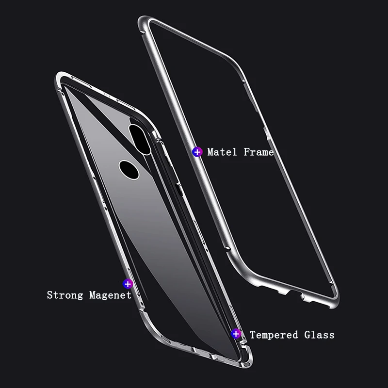 Чехол на магните для Xiaomi Mi 9 8 SE 6X A2 Pocophone F1, чехол для Xiaomi Redmi Note 7 Pro 6 7S 5 6A, металлический магнитный чехол
