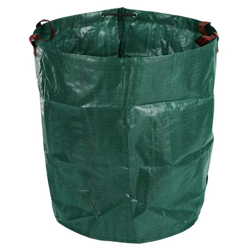270L Garden Waste Bag Large Strong Waterproof Heavy Duty Reusable Foldable Rubbish Grass Sack | Дом и сад