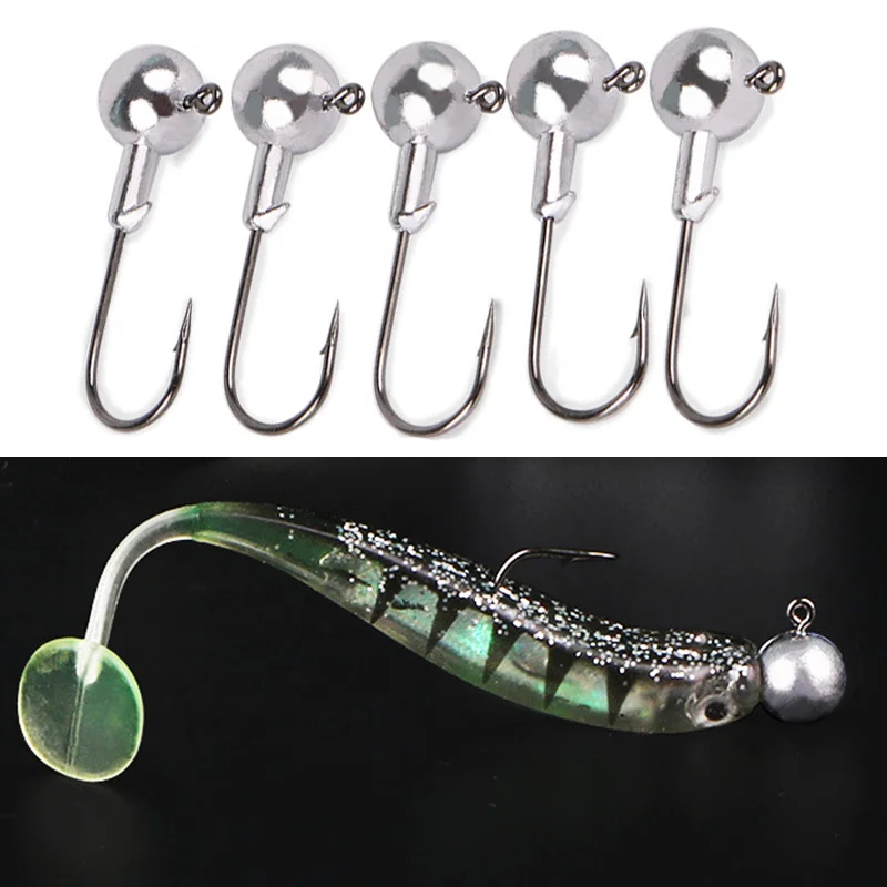 5 шт./лот новинка высокое качество Jig Head 3.5g/5g/7g/10g/14g Jigs приманка рыболовные крючки