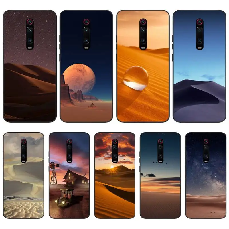 

Gobi Desert Phone Case For Xiaomi Note 10 Pro 9 SE 9T Pro Cover For Redmi Note 9s 8 Pro K20
