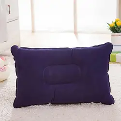 Travel Pillow Inflatable Travel Accessories Portable Inflatable Pillow Travel Air Cushion Flocking rectangular square pillow hot