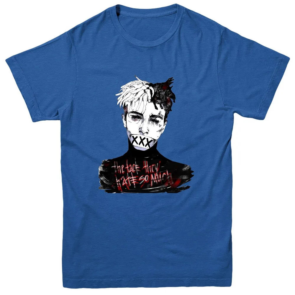 Xxxtentacion T-Shirt The Fact They Hate So Much Music Emo Rap Tee Top Cotton New Unisex Funny Tops Shirt |