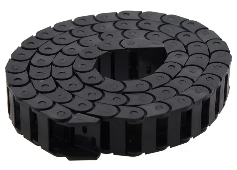 

Tank chain 10*20 15*30 10*10 7*15mm Bridge Type Non-Opening Plastic Towline
