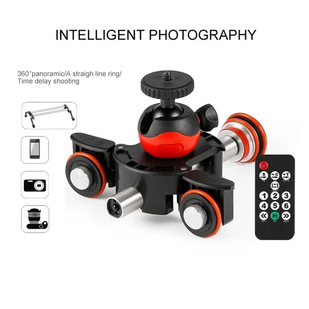 

Camera Video Track Motorized Electric Slider Motor Truck For Nikon Canon Dslr Camera Dv Movie Vlogging Gear