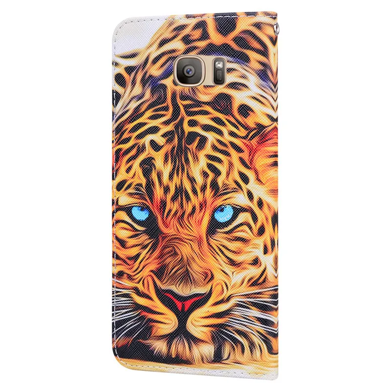samsung cases cute Leather Flip Case For Samsung Galaxy S7 Edge S10e S10 Plus S8 S9 Plus Phone Case on for Samsung S8 S9 S10 Plus Cover Funda Coque cute samsung phone case