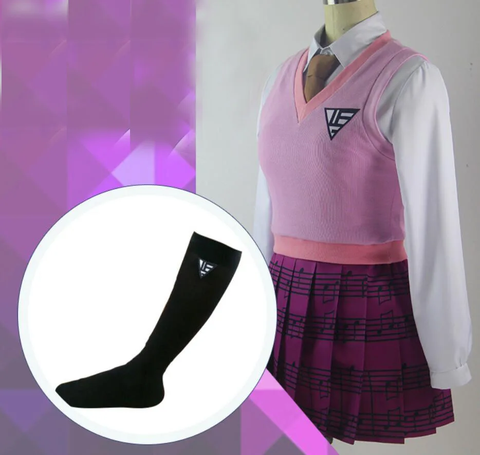 Новый карнавальный костюм Danganronpa V3 Akamatsu kaede японская аниме униформа полный