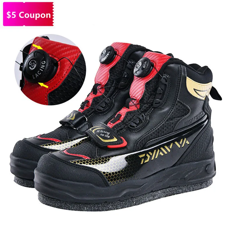

2020 New Brand Fishing Shoes Outdoor Waders Fishing Rubber Boots For Men Breathable Anti-slip Waterproof Fly Fishing Boots 39-45