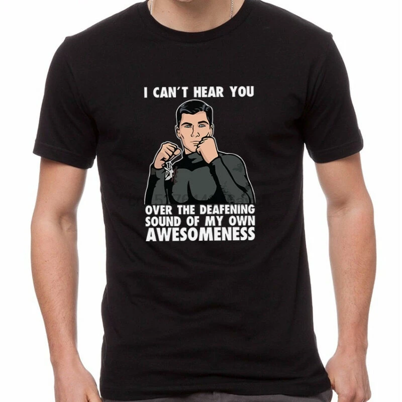 Sterling Archer Malory TV Series You're In The Danger Zone T-Shirt STE-0003 |