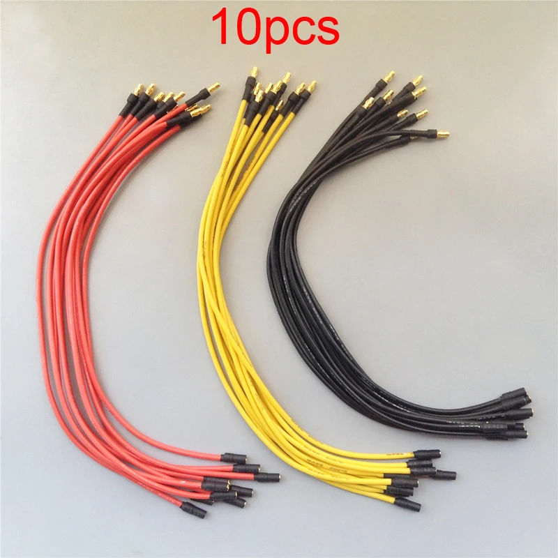 10 шт. DIY 16AWG высокая термостойкость силиконовые линии 3 5 мм контрольные выводы
