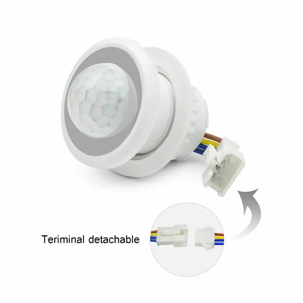 Time Delay PIR Infrared Body Motion Sensor Detector Module Sensitive 100V- 240V Light Bulb Lamp Control Switch Home Accessories