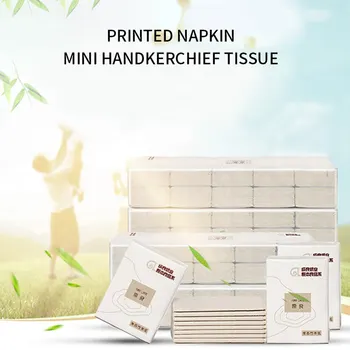 

10/20/30/40/50packs Wholesale Handkerchief Paper Towels Paper Tissues Party Supplies Disposable Nature Bamboo