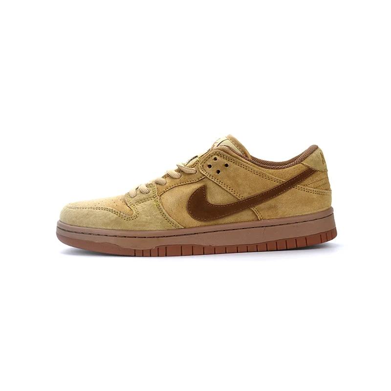 Мужская обувь для скейтбординга от Nike Dunk SB Low Pro Premium Wheat, повседневные Сникерсы, Уличная обувь для отдыха