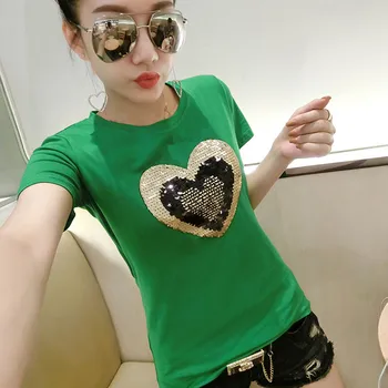 

T Shirt Women Clothes 2019 Fashion Tee beige Top Cotton Black