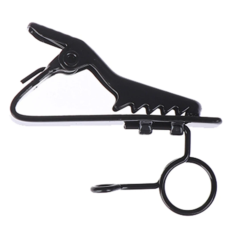 5pcs Microphone Metal Lapel Tie Clip For Lavalier Mic Universal Replacement(Black) | Электроника