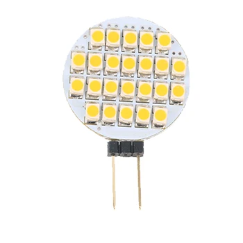 

Super Bright Long Using Life 10pcs12V G4 Light LED G4 Bulb Round Shape super bright G4 light bulb Warm White & Day White