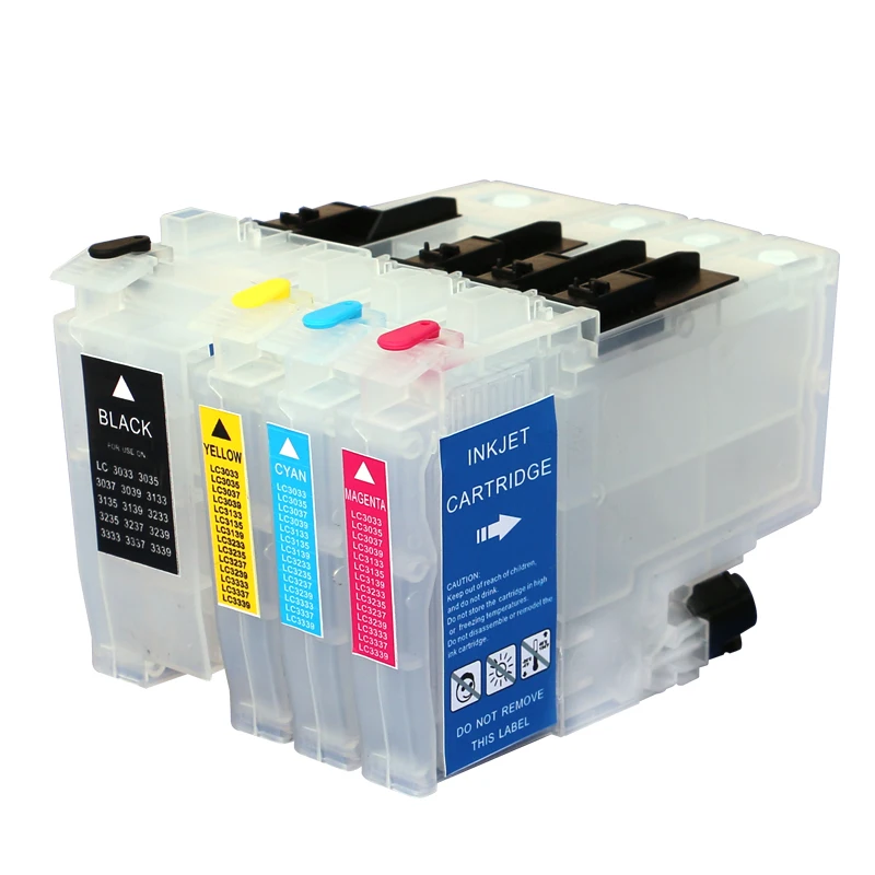 Lc3333 Refillable Ink Cartridge For Brother Dcpj1100dw/ Mfcj1300