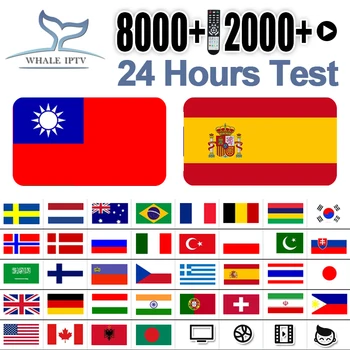 

WhaleIPTV Spain Portugal IPTV 8000+ Germany Greece Romania m3u IPTV enigma2 Smart TV Android TV box with xxx