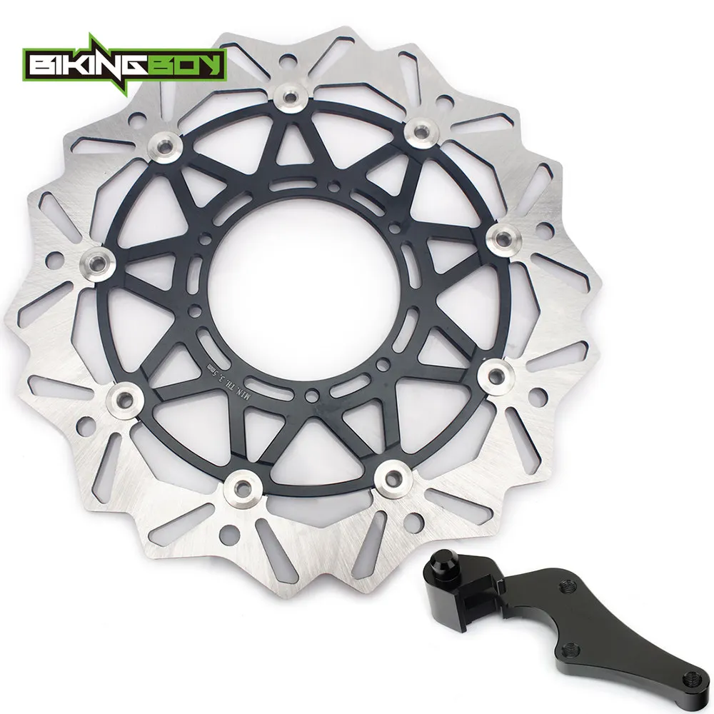 Передний Кронштейн дискового ротора BIKINGBOY для Honda CRF250R CRF450R 15 16 17 18 CRF 320 RX 450 2017 2018 250R
