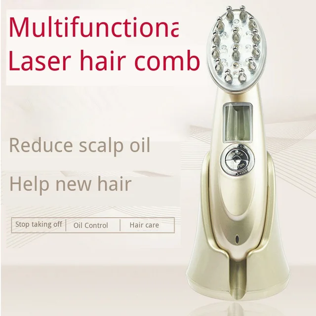 $US $113.99  Multi function electric head comb vibration massager Anti hair loss Radio frequency Infrared