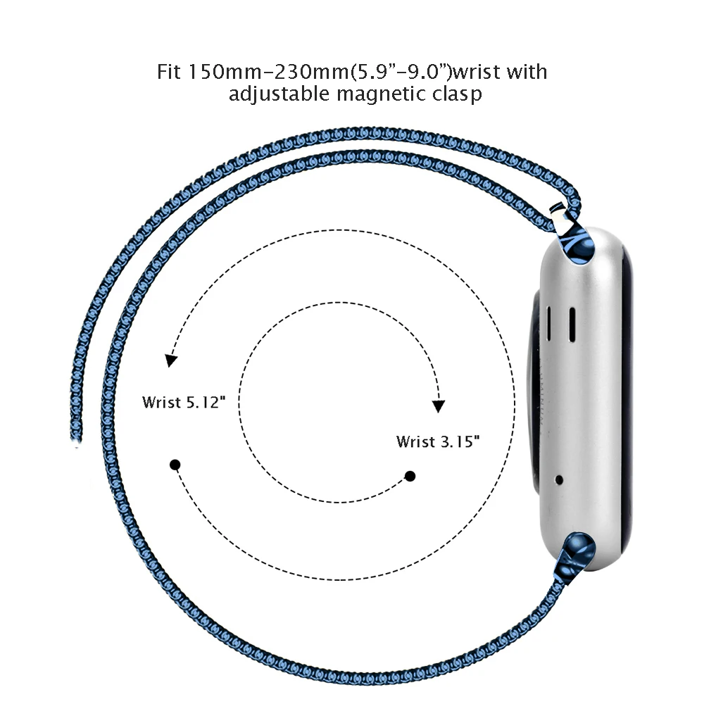 camouflag milanese Loop Bracelet Stainless Steel band For Apple watch series 4 5 40mm 44mm band for iWatch strap 1 2 3 42mm 38mm